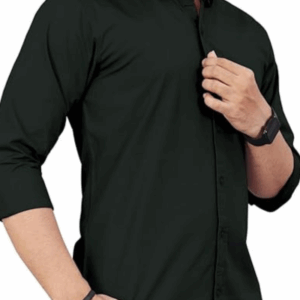 Made with high-quality materials and expert craftsmanship, the black formal shirt ensures lasting durability, a comfortable fit, and consistent performance—making it a dependable choice for both work and formal occasions.