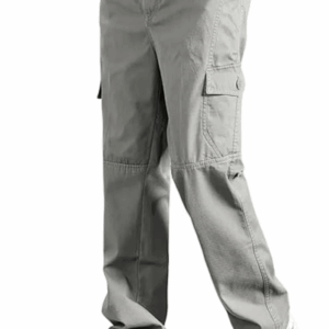 These mens cargo joggers are crafted for a relaxing fit and for sports wear in grey green colour.