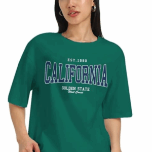 The oversized t shirt women adore combines comfort and fashion effortlessly. Its breathable cotton fabric and relaxed fit make it perfect for casual outings, layering, and creating trendy, laid-back styles all year round.