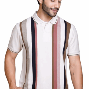This mandarin shirt collar combines premium cotton fabric and offering exceptional comfort, durability, and a stylish striped design, making it perfect.