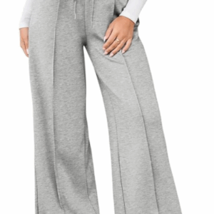 Women loose trousers provide ultimate comfort with a relaxed fit and stylish wide-leg design, perfect for casual outings, travel, or lounging, combining breathable fabric and an adjustable waistband for a flawless fit.