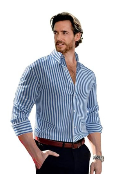 Mens lined shirts offer unmatched comfort and style. These premium mens lined shirts feature breathable cotton blends, tailored fits, and classic lining stripes, making mens lined shirts perfect for both formal and casual occasions.