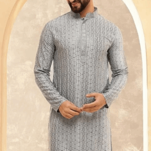Elegant, breathable and versatile, the men's kurta pajama combines refined tailoring with classic tradition, offering a comfortable yet stylish option for festive or formal occasions.